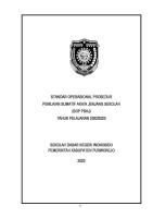 Standar Operasional Prosedur Penilaian Sumatif Akhir Jenjang Sekolah (Sop Psaj) TAHUN PELAJARAN 2022/2023