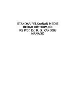 Standar Pelayanan Medis Ortho [PDF]