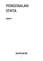 STATA Untuk Pemula PDF [PDF]