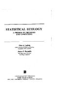 Statistical Ecology. A Primer On Methods and Computing