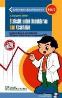 Statistik Untuk Kedokteran Dan Kesehatan M Sopiyudin Dahlan PDF