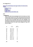 Statistika Diskusi 3