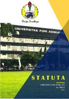 Statuta UNIPA Surabaya 2015