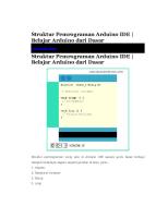 Struktur Pemrograman Arduino IDE [PDF]