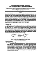 Substitusi Aromatik Elektrofilik - Nitrasi Fenol