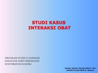 Sudi Kasus Interaksi Obat Farmako