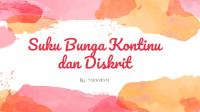 Suku Bungan Diskrit Dan Kontinu [PDF]