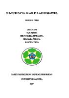 Sumber Daya Alam Pulau Sumatera [PDF]