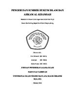 Sumber Hukum Islam [PDF]