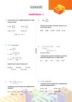 Supara AYT Matematik Test Takımı 2018-19