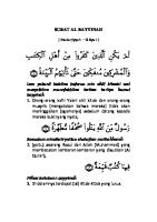 Surat Al Bayyinah PDF