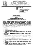 Surat Edaran Usp Psaj 2023