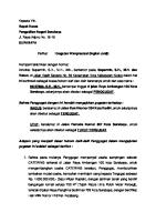 Surat Gugatan Wanprestasi