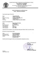 Surat Keterangan Aktif Kuliah