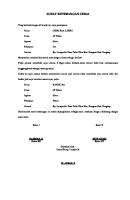 Surat Keterangan Cerai [PDF]