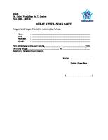 Surat Keterangan Dokter [PDF]