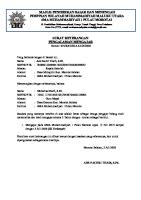 Surat Keterangan Mengajar [PDF]