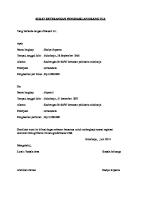 Surat Keterangan Penghasilan Orang Tua [PDF]