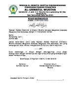 Surat Keterangan Tahfidz