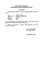 Surat Keterangan Tuna Netra [PDF]