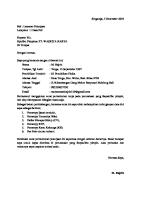 Surat Lamaran Kerja PT WASKITA KARYA [PDF]