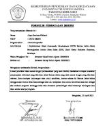 Surat Pembatalan Skripsi - Sayu