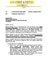 Surat Penawaran Jasa Hukum