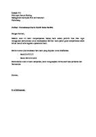 Surat Pengajuan Parkir Transmart