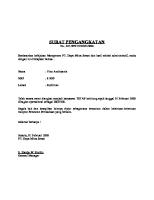 Surat Pengangkatan