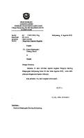 Surat Pengantar Bhayangkari [PDF]