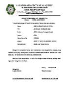 Surat Pengembalian Orang Tua