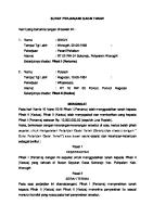 Surat Perjanjian Gadai Tanah [PDF]