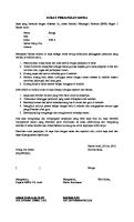 Surat Perjanjian Siswa SMP 2 [PDF]