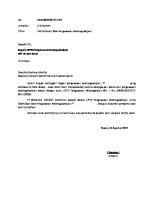 Surat Permohonan - Akte Pengawas Ketenagakerjaan