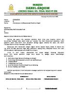 Surat Permohonan Izin Rekomendasi Pendirian Masjid Kemenag ME PDF