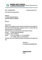 Surat Permohonan Pencairan Sertifikat [PDF]