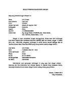 SURAT PERNYATAAN KEHILANGAN BPKB Nanix