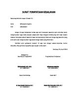 Surat Pernyataan Kesalahan