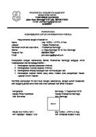 Surat Pernyataan Kesanggupan Meningkatkan Kinerja [PDF]