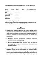 Surat Pernyataan Kesanggupan Menjaga Rahasia Perusahaan [PDF]