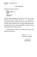 Surat Pernyataan Orang Tua Kjmu