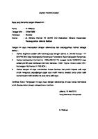 SURAT PERNYATAAN STNK