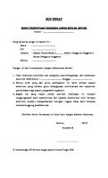 Surat Pernyataan Tanggung Jawab Mutlak SPM