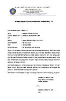 Surat Pernyataan Tanggungjawab Mutlak Kepala Madrasah (Materai)