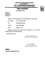 Surat Undangan Kelas Ibu Hamil I