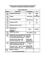 Susunan Acara Pelantikan Komi 2021 [PDF]