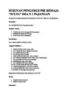 Susunan Pengurus Pik Remaja [PDF]