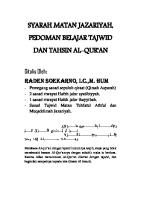 Syarah Lengkap Matan Al Jazari [PDF]