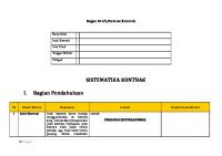 TABEL PANDUAN SIMULASI - M Rasyid Ridho TABEL LEGAL DRAFTING 2020