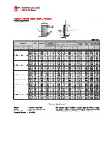 Tabel Profil Baja CNP PDF